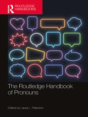 cover image of The Routledge Handbook of Pronouns